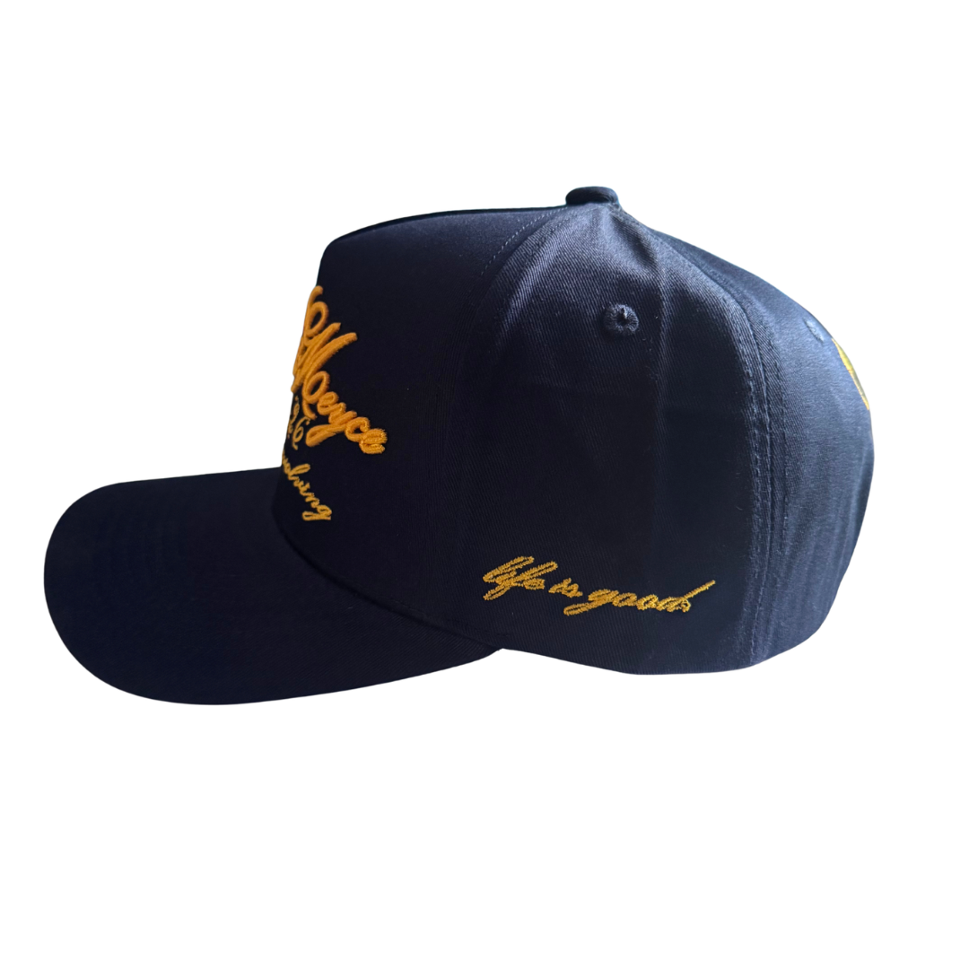 BY:MEYCE Script Hat - Navy
