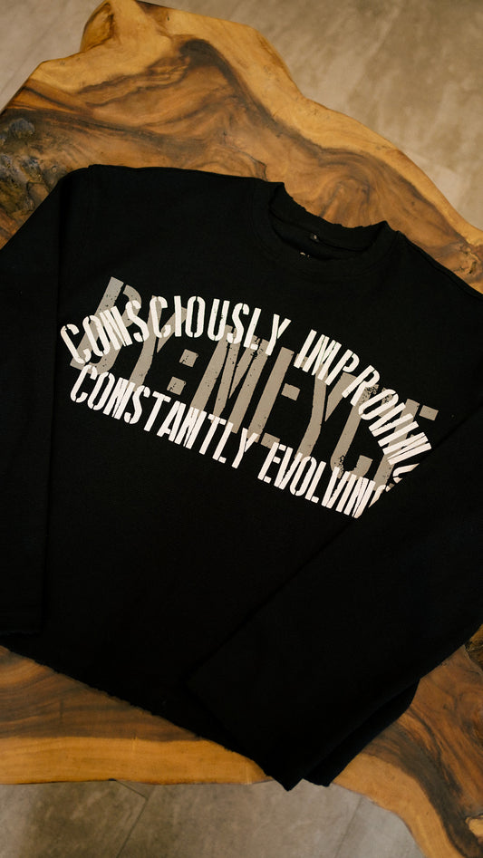 'The Motto' Waffle Knit